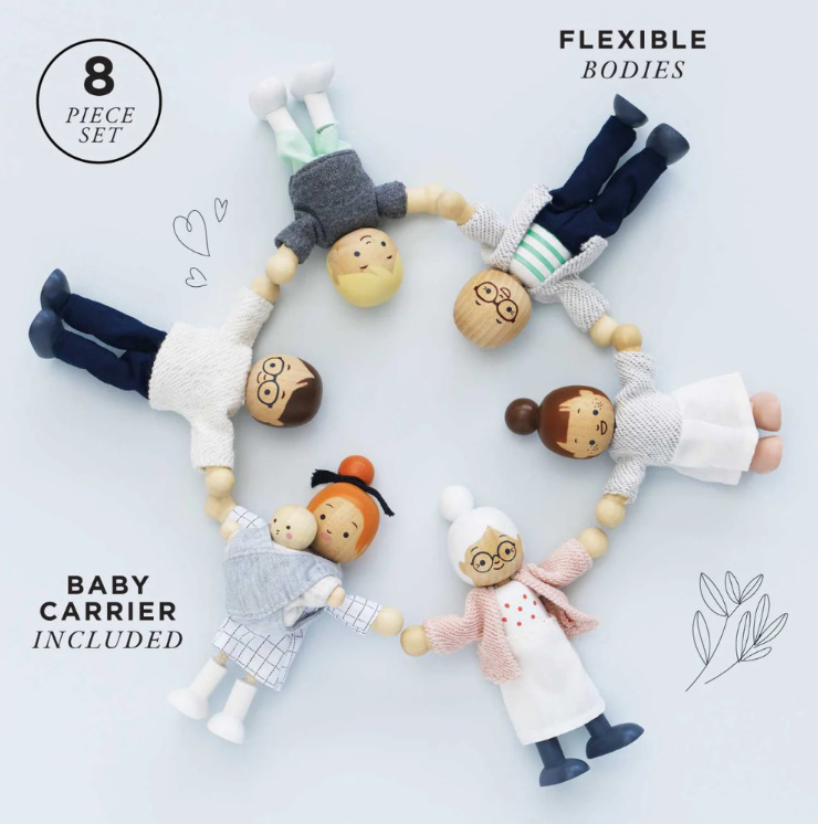 Le Toy Van - Wooden Dolls House Family Set