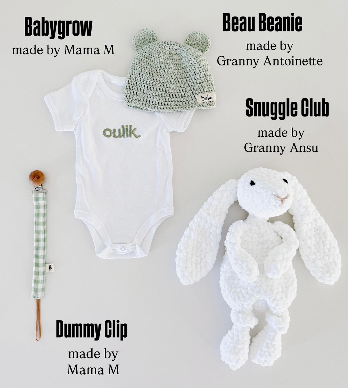 Bébé Gift Combo: Soft Sage
