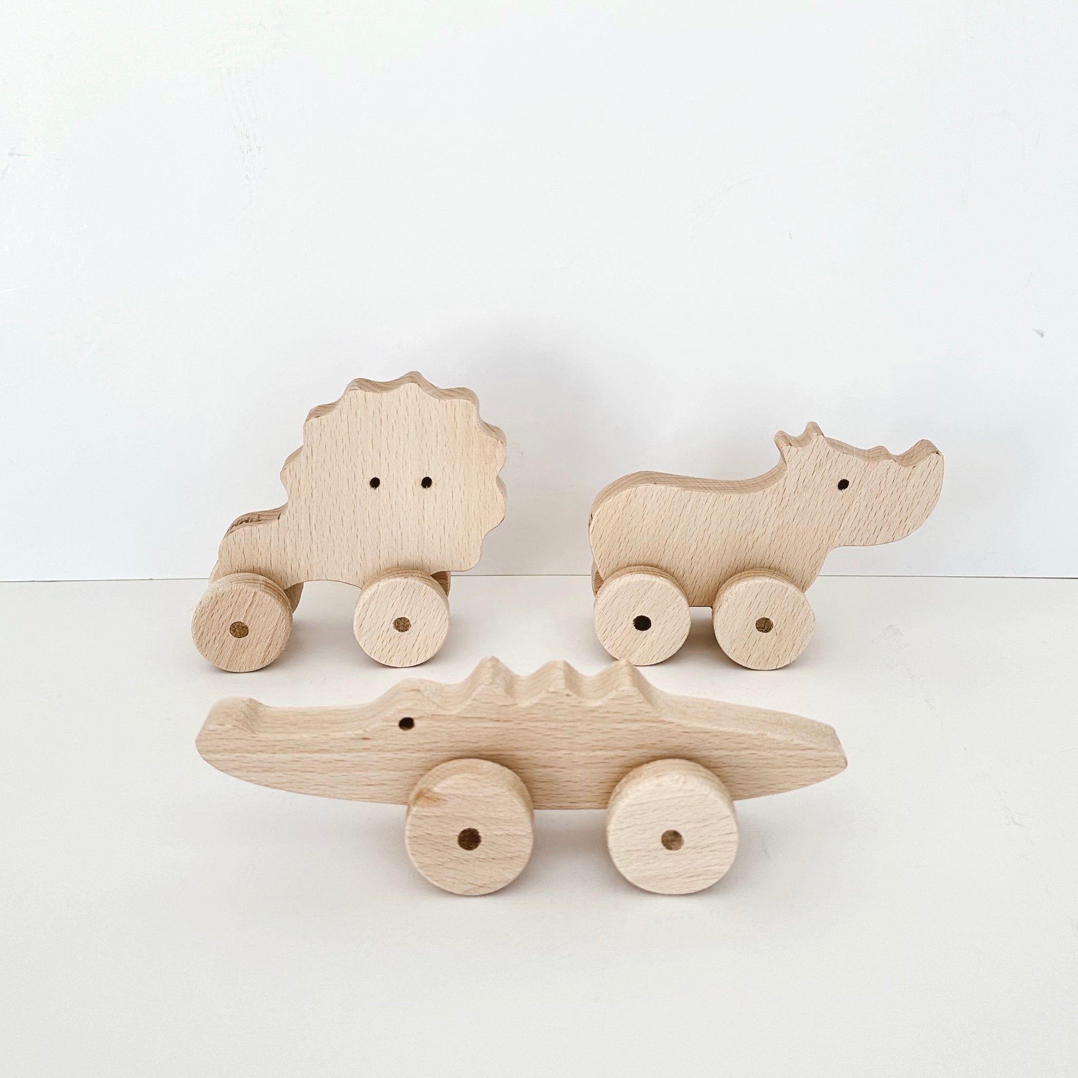 Wood Toy Set Wild Animals Bébé Cadeaux