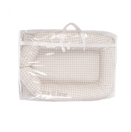 Ava & Bear Luxe Lounging Pods: Pearl Gingham