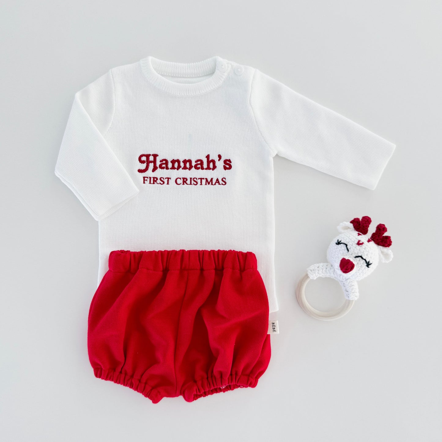 Custom Name Romper: Christmas Collection