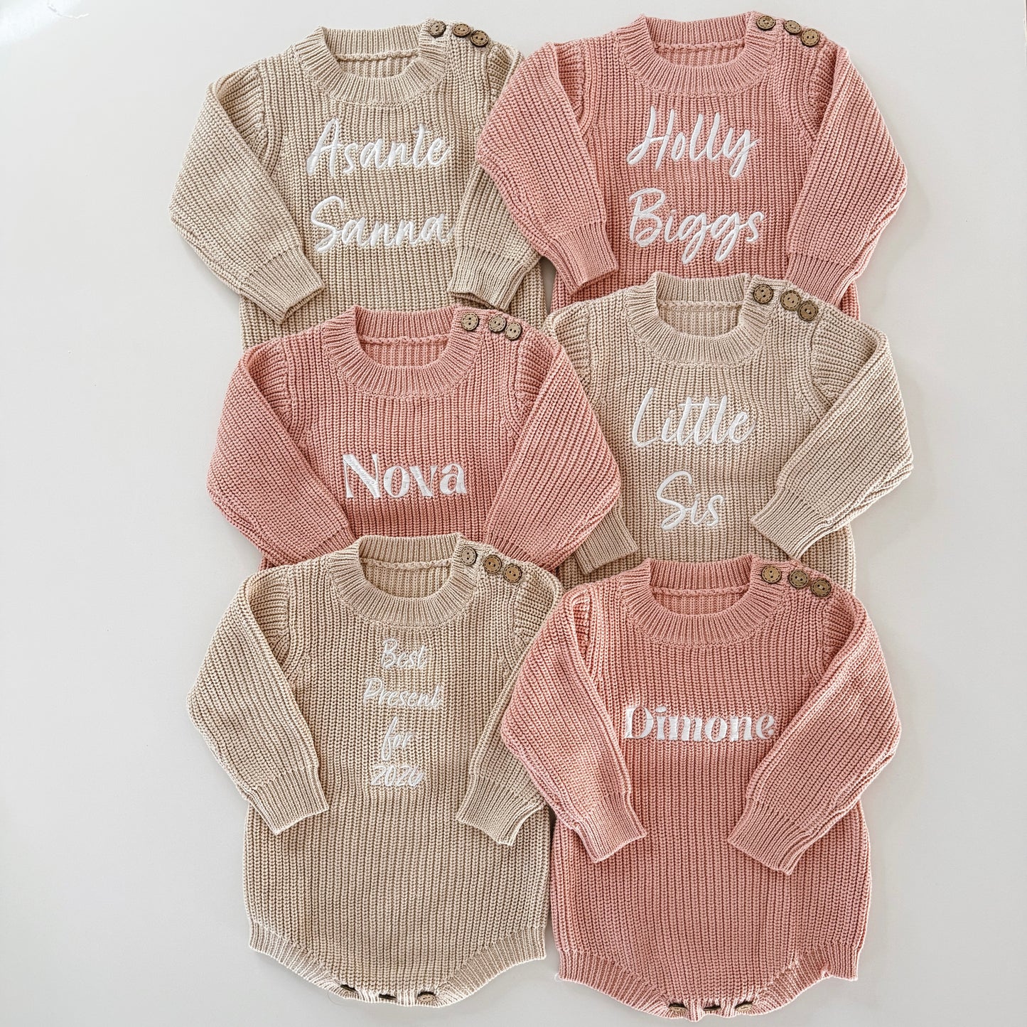 Custom Name Rompers