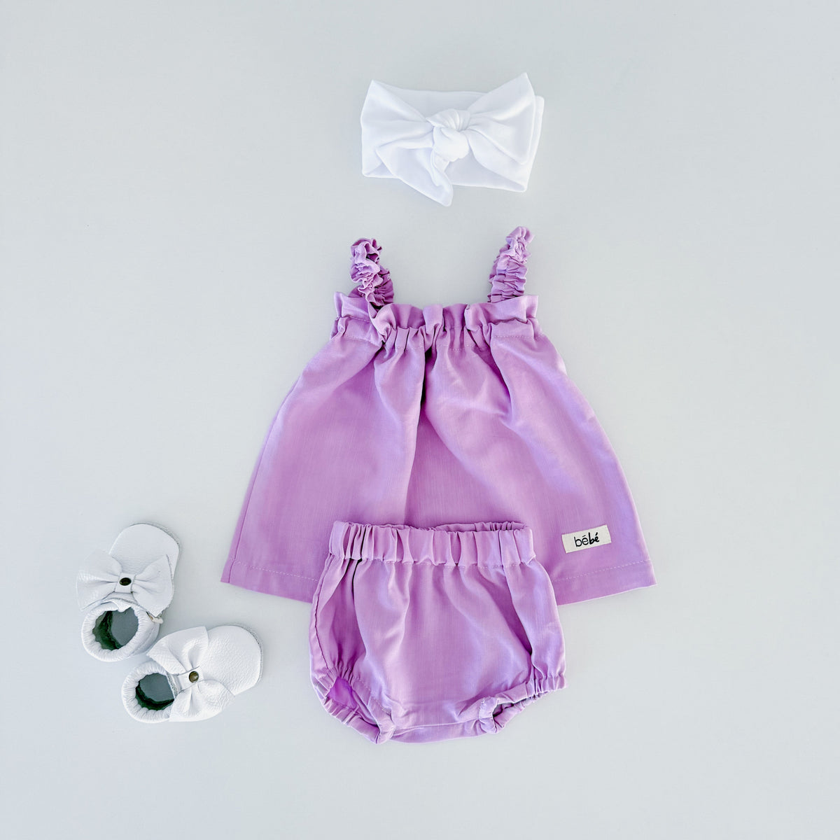 Linen Dahlia Dress Set
