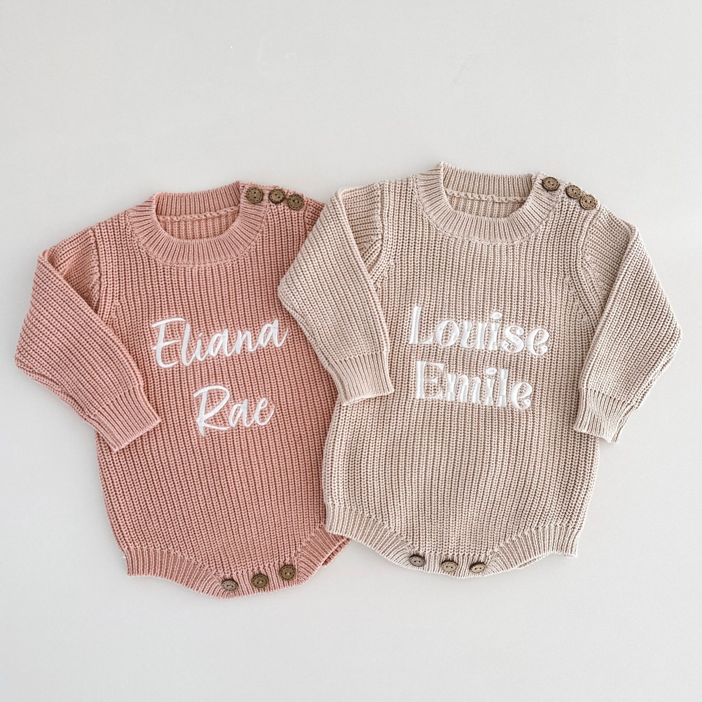 Custom Name Rompers