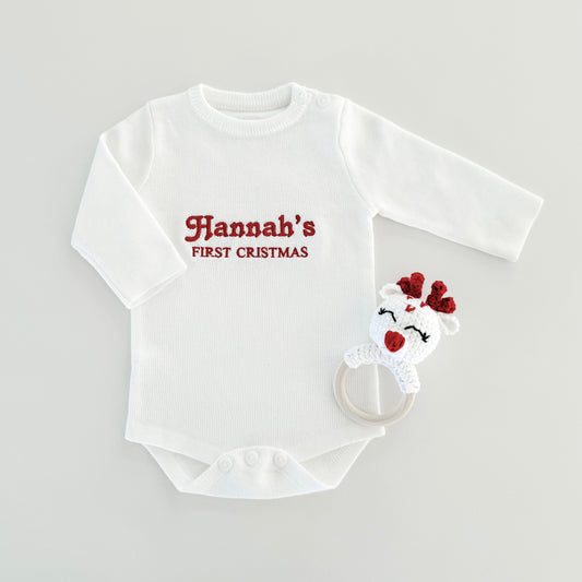 Custom Name Romper: Christmas Collection