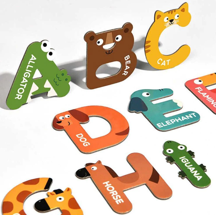 Mideer - Alphabet Magnets - Animal Letters