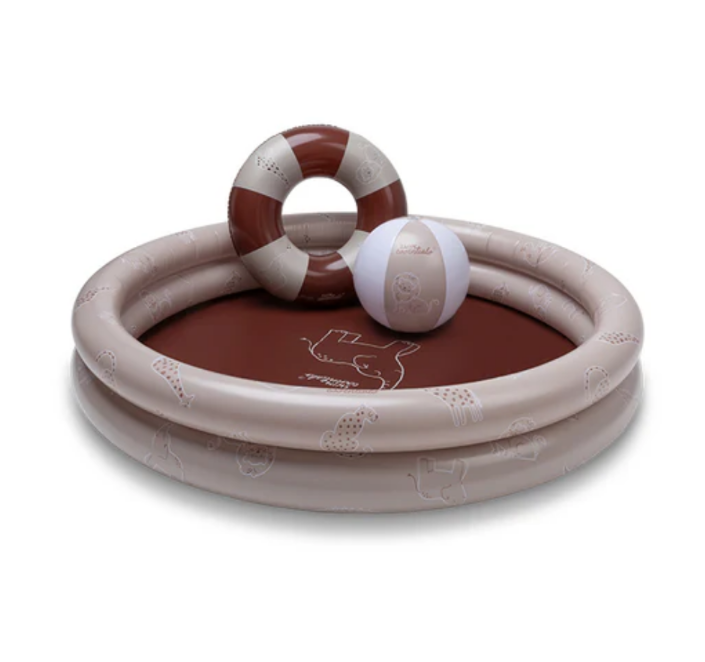 Swim Essentials: Play Pool Set - Wild Life Beige