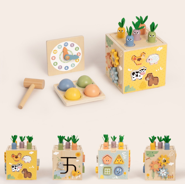 TookyToy - Play Cube Activity Toy: Farm