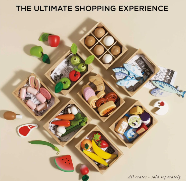 Le Toy Van - Wooden Smoothie Fruit Food Crate