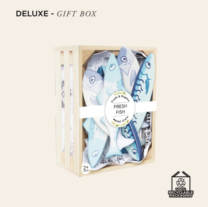 Le Toy Van - Wooden Fish Food Crate
