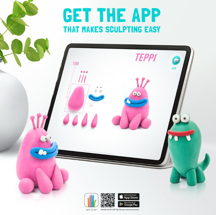 Hey Clay - Modelling Air-Dry Clay - Fun Monsters