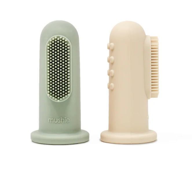 Mushie Silicone Finger Toothbrush