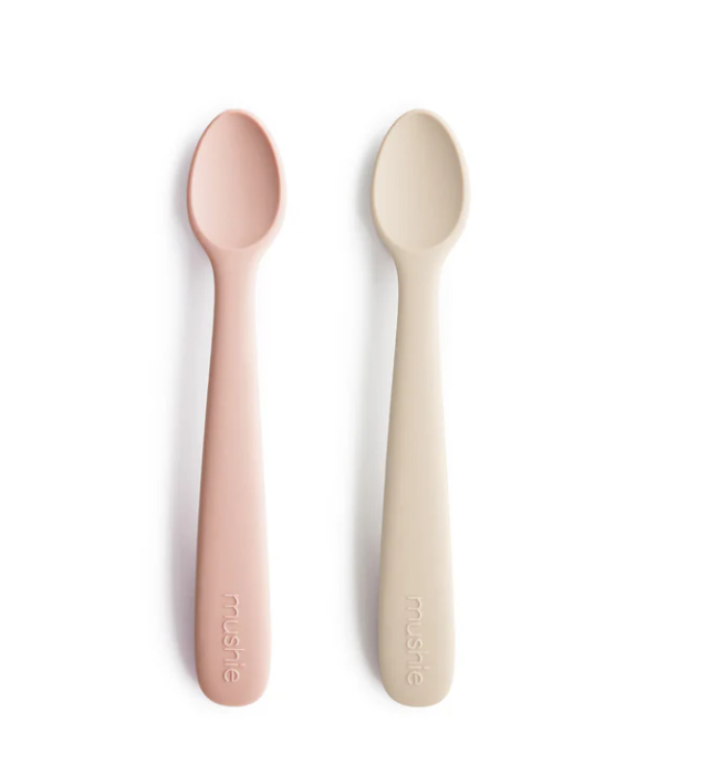 Mushie Silicone Feeding Spoon (2 Pack)