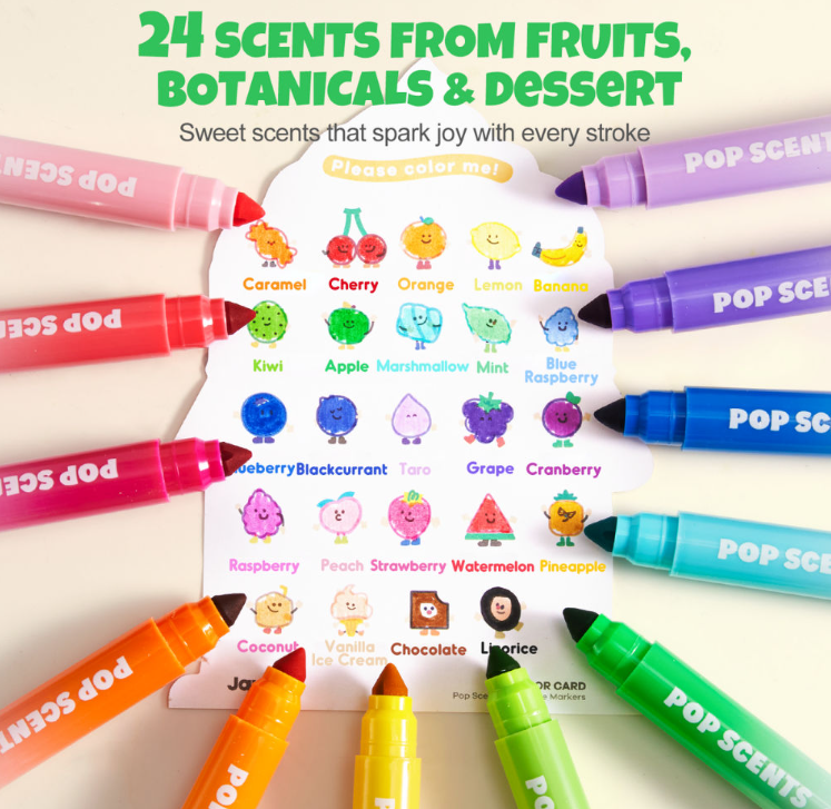 Jar Meló Scented Markers - Non-Toxic
