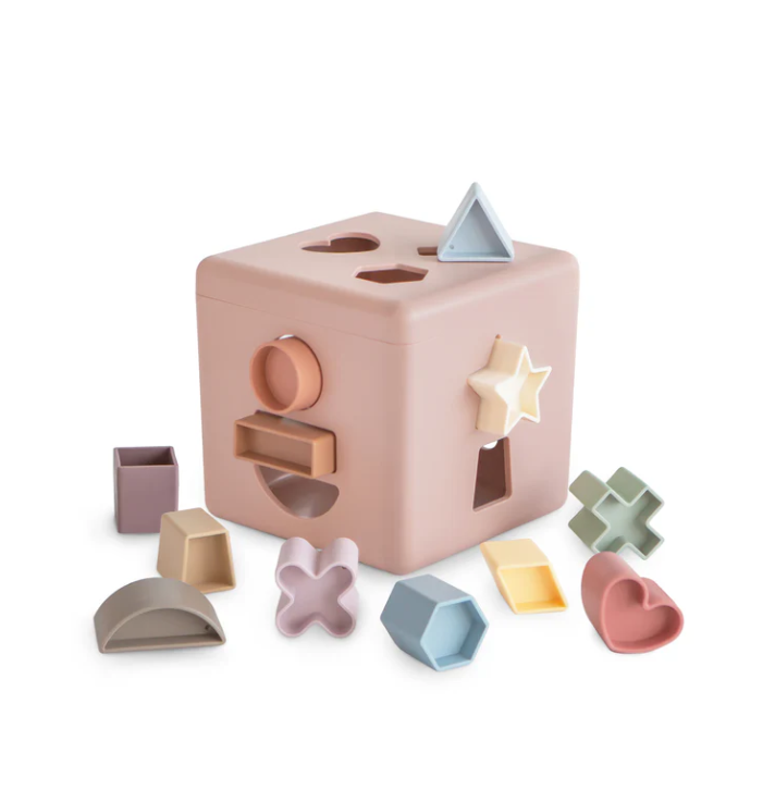 Mushie Shape Sorting Box