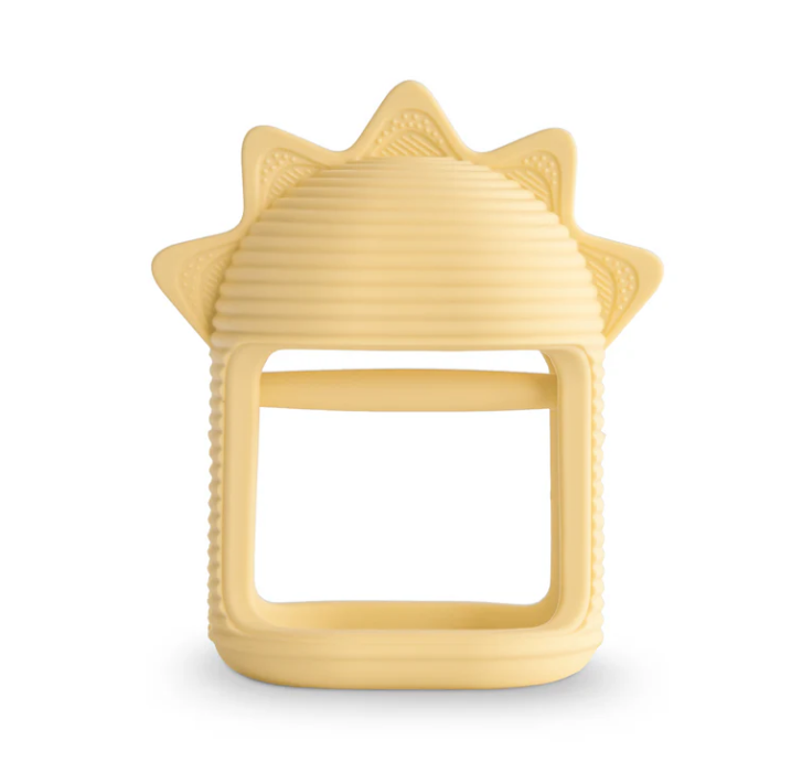 Mushie No-Drop Sensory Teether