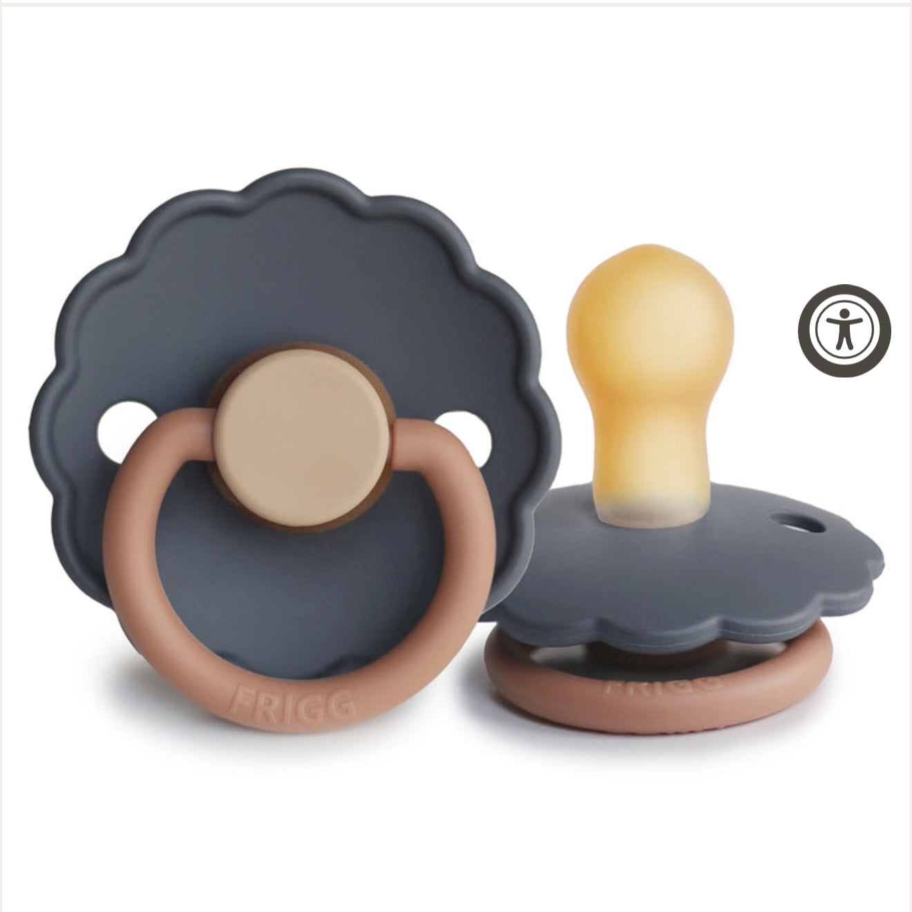FRIGG Scallop Pacifiers (Latex)
