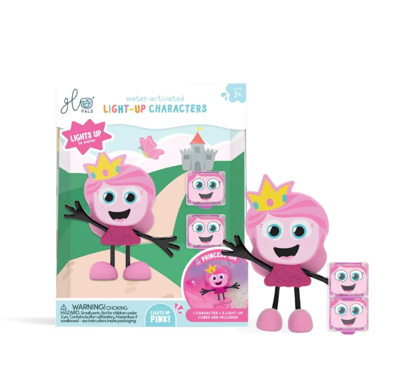 Glo Pals - Water Activated Light-Up Sensory Toys - Princess Ida