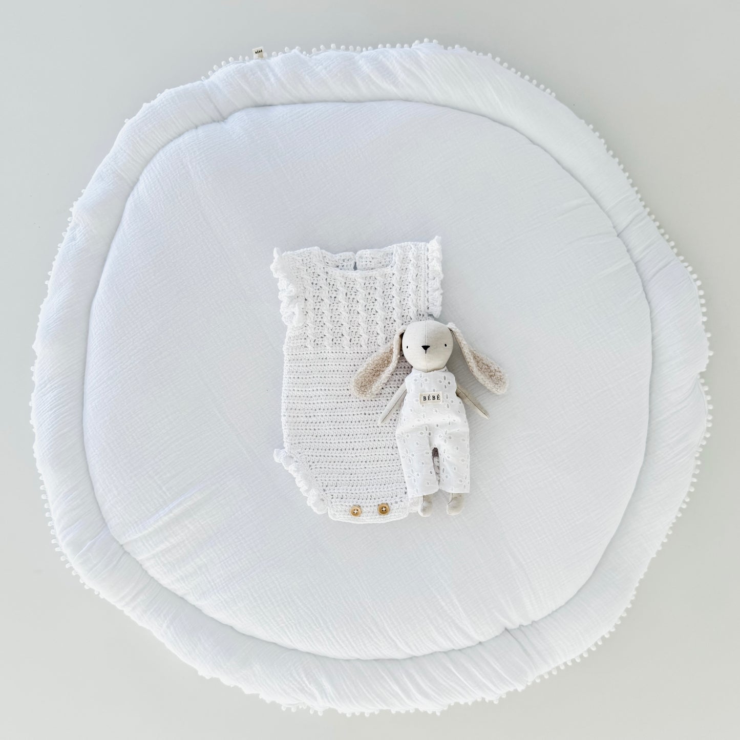 Luxe Bobble Playmat - White