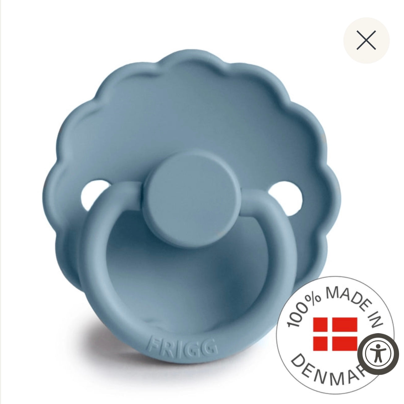 FRIGG Scallop Pacifiers (Latex)