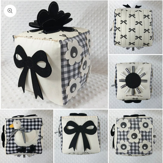 Monochrome BOWS Busy Cube