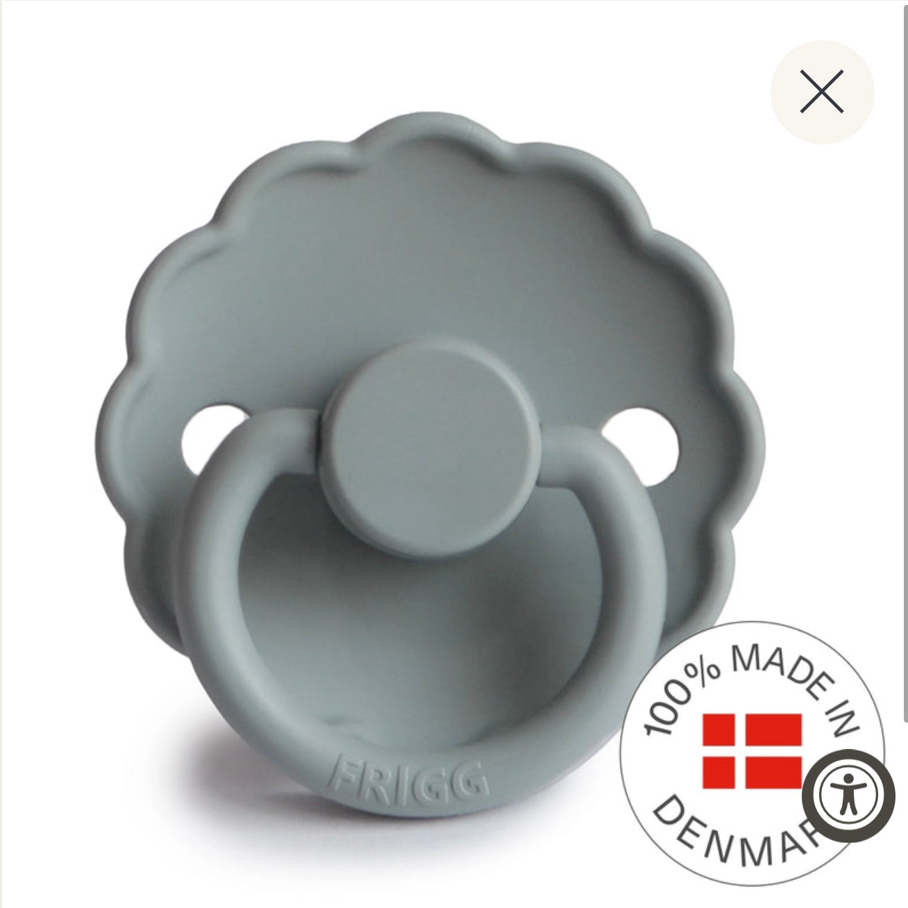 FRIGG Scallop Pacifiers (Latex)