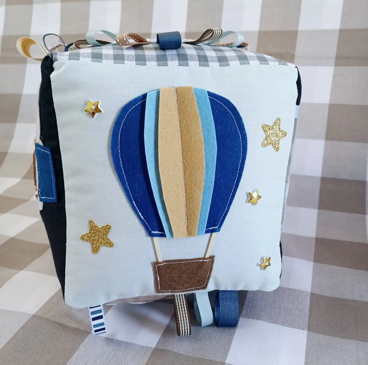 Hot Air Ballon Busy Cube