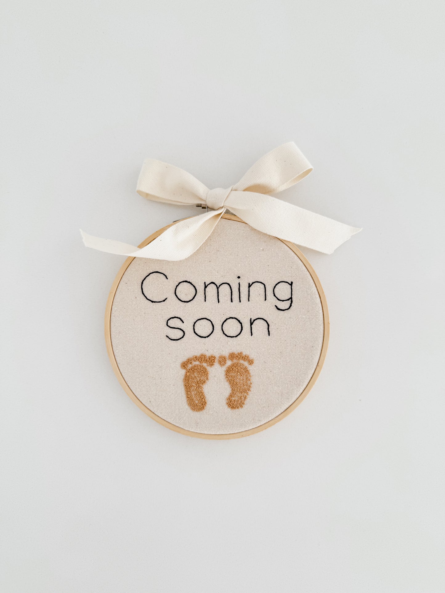 Custom Name Embroidery Hoop