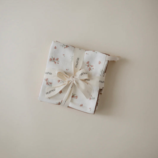 Mushie Muslin Washcloth Set