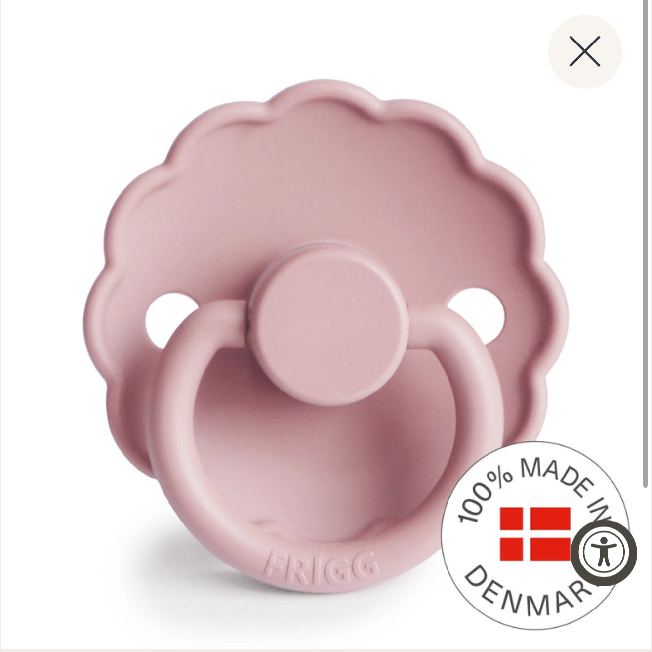 FRIGG Scallop Pacifiers (Latex)