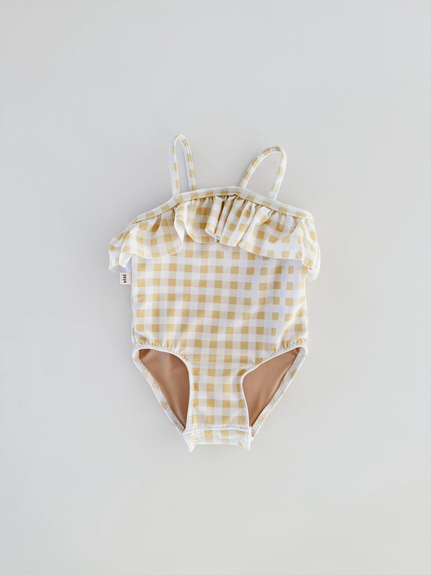Butter Gingham Swimsuit