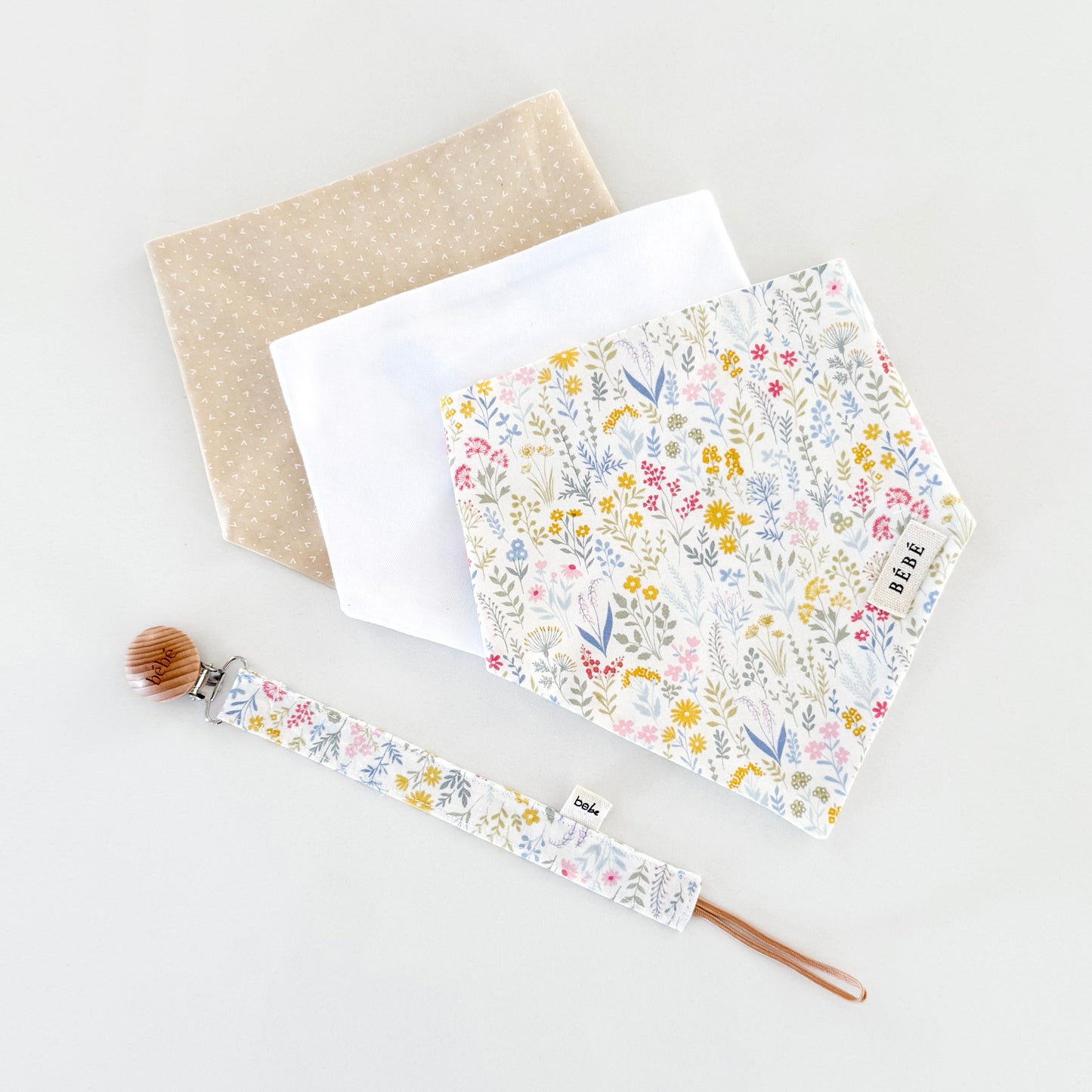 Luxe Bibs Set + Clip