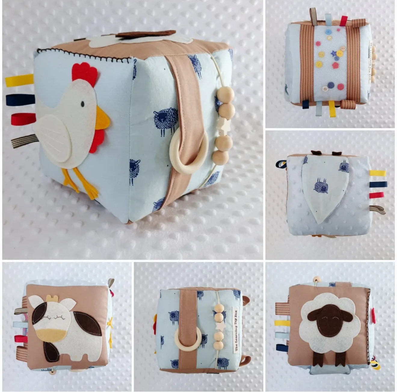 Farm Animal Busy Cube