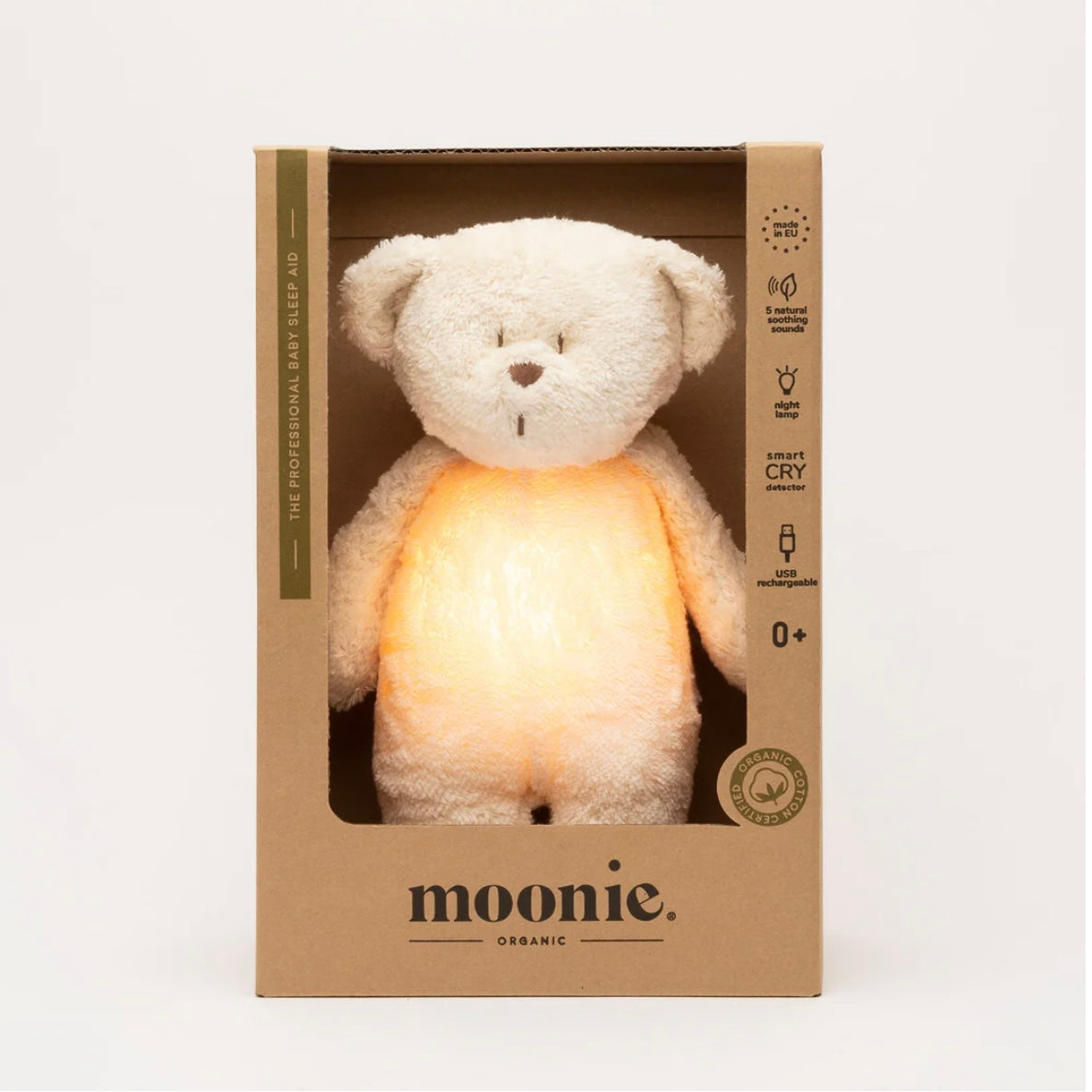MOONIE Organic Humming Bear - Sand