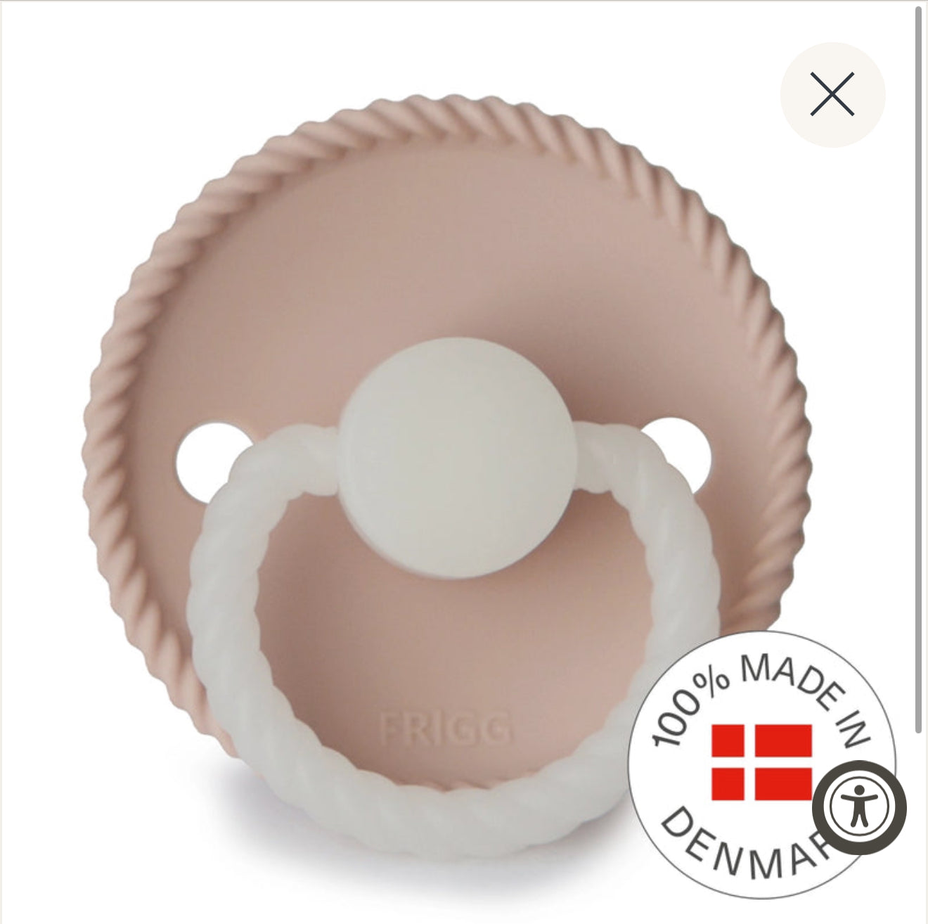 FRIGG Rope Pacifiers (Silicone)