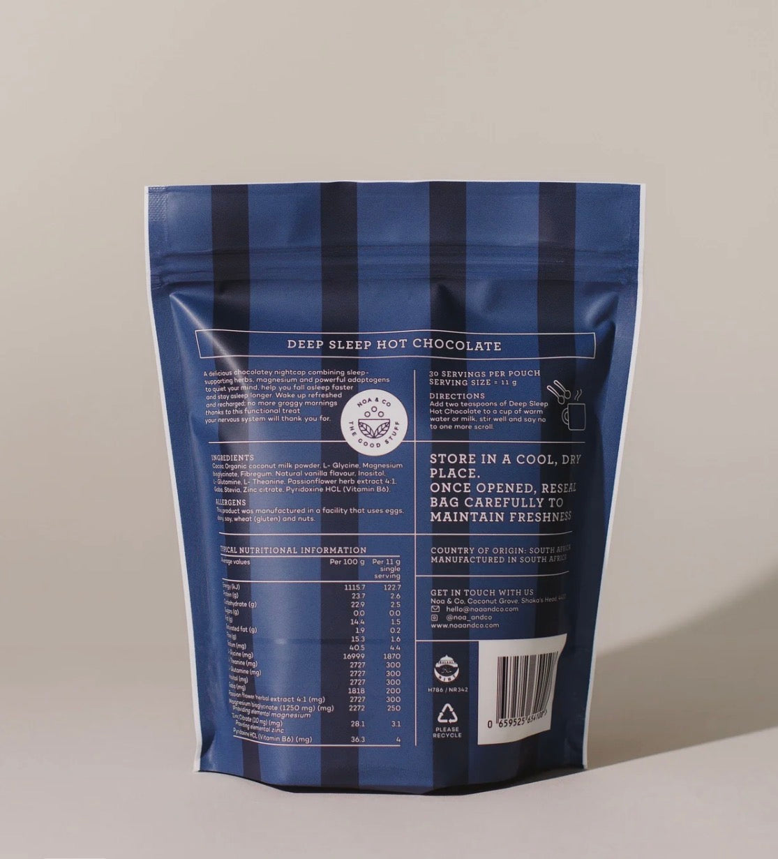 Noa & Co Deep Sleep Hot Chocolate