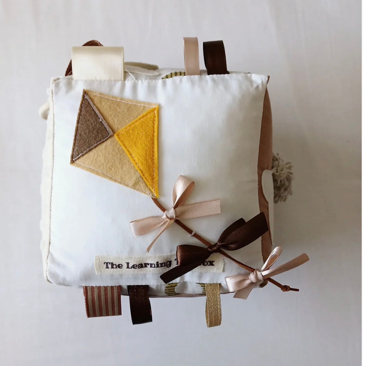 Beige Busy Cube