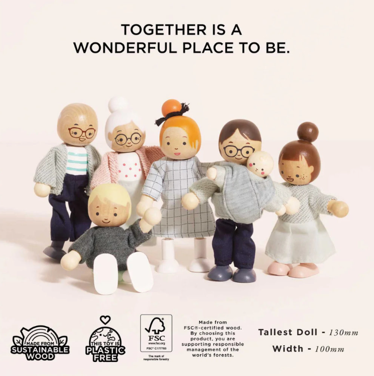 Le Toy Van - Wooden Dolls House Family Set