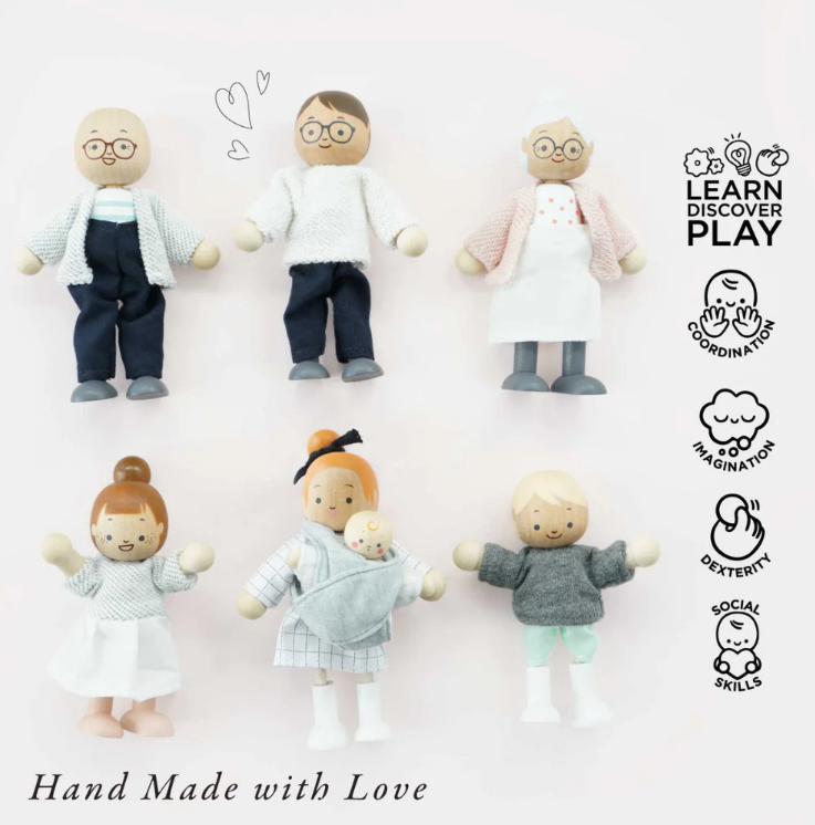 Le Toy Van - Wooden Dolls House Family Set