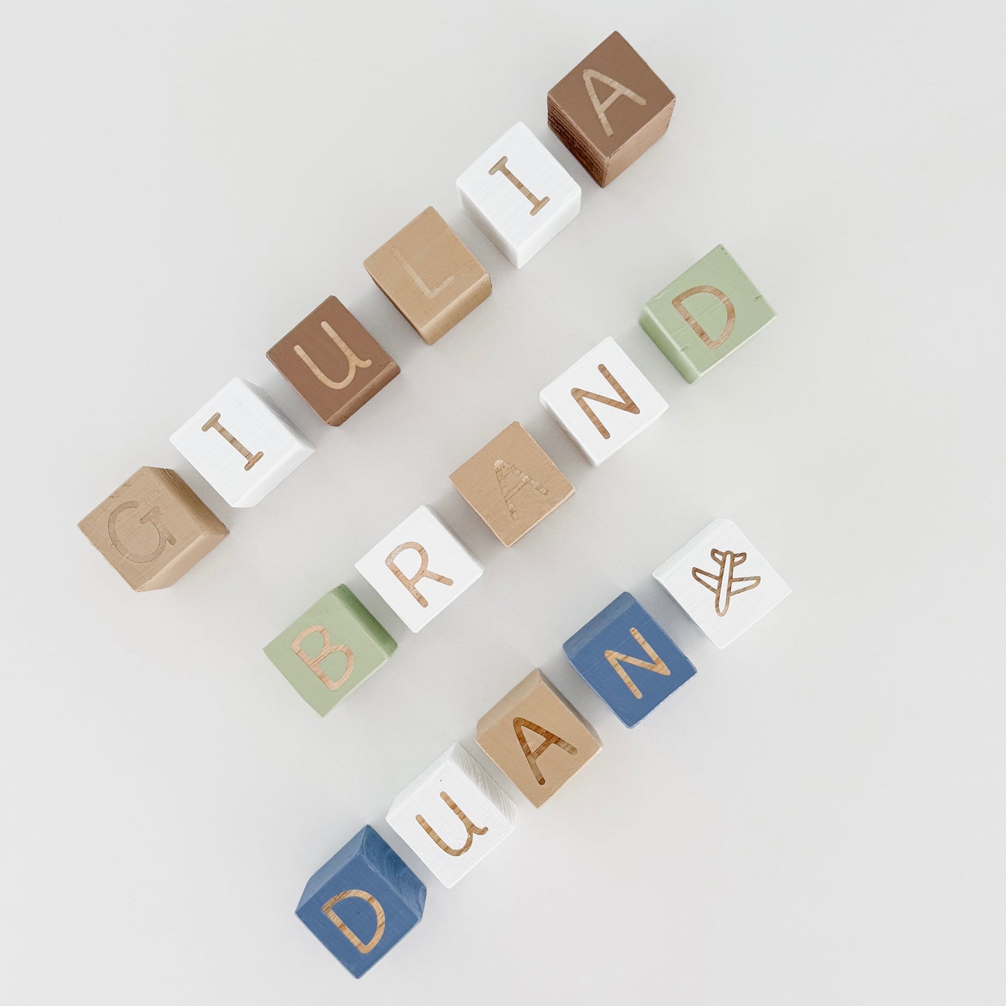 Bébé Wood Name Blocks
