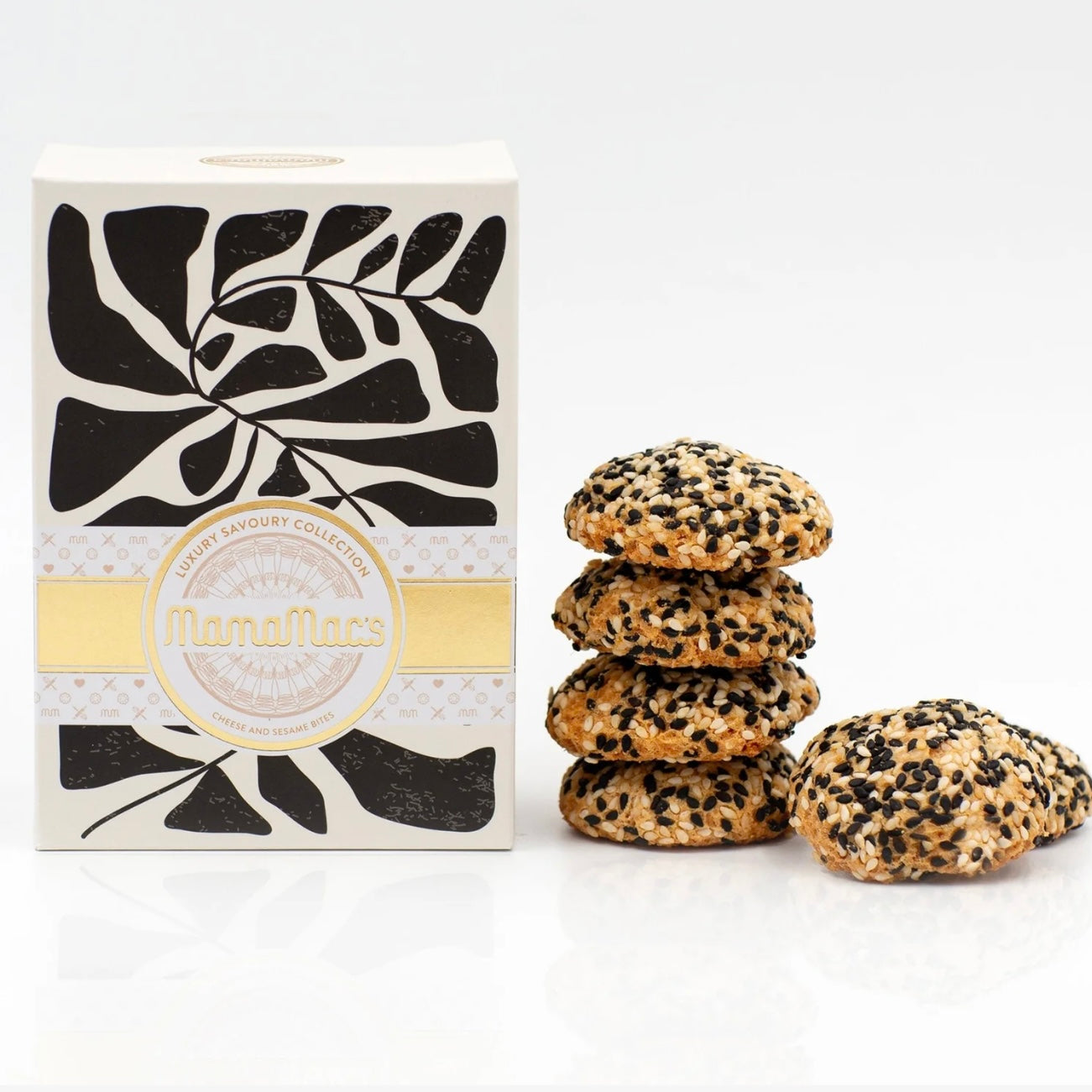 MamaMac’s Luxury Cheese and Sesame Bites