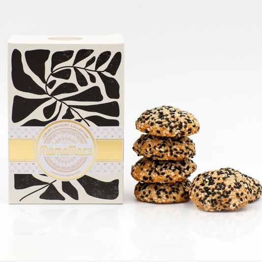 MamaMac’s Luxury Cheese and Sesame Bites