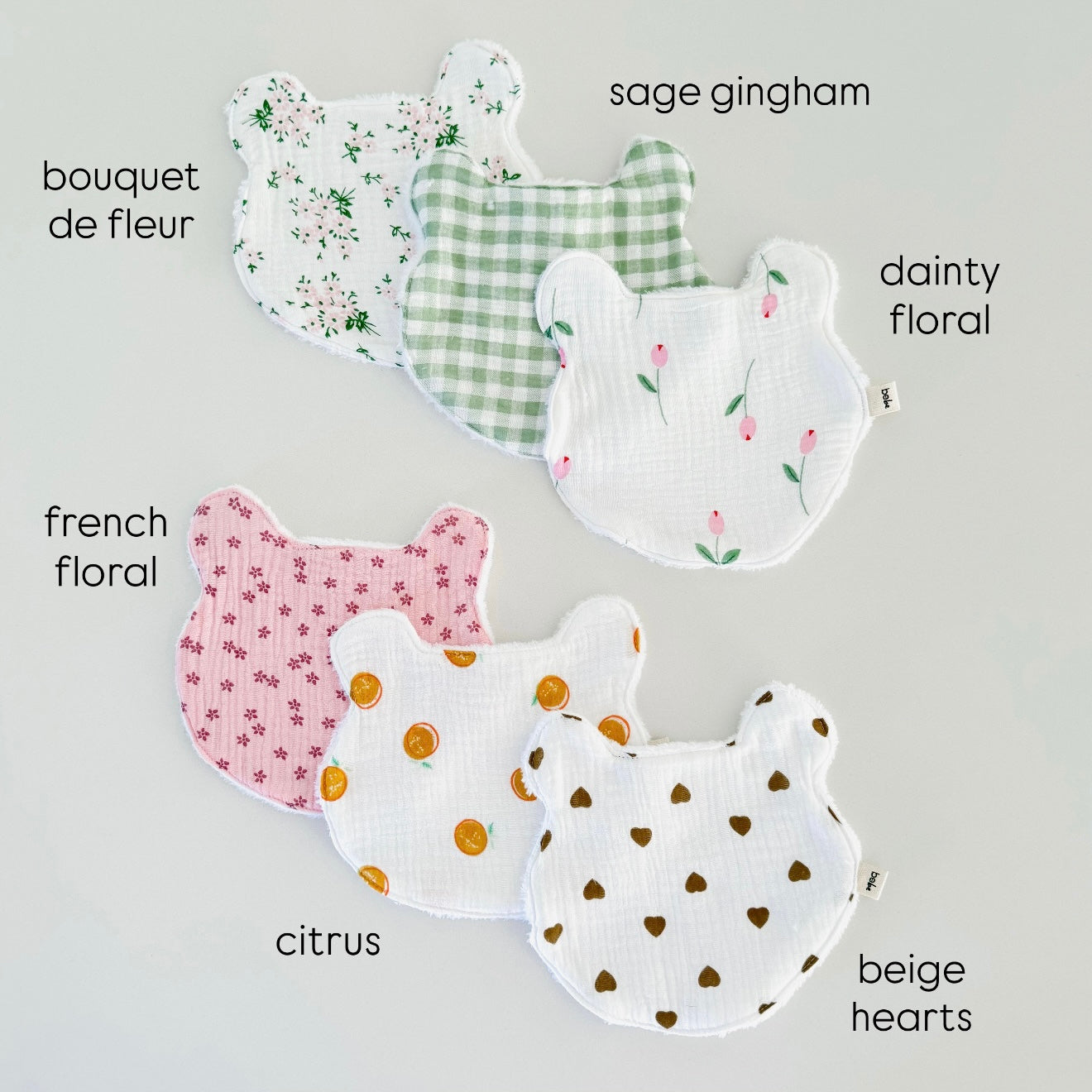 Pattern Bear Wash Cloths: Limited Edition