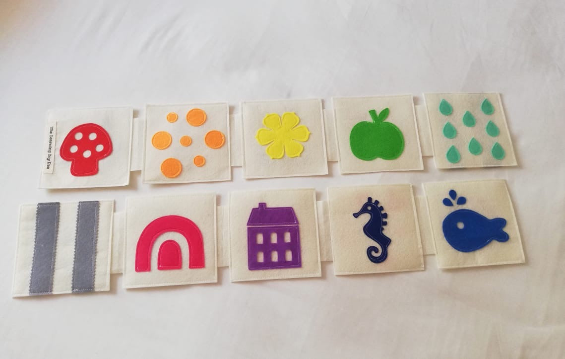 Rainbow Tummy Time Booklet