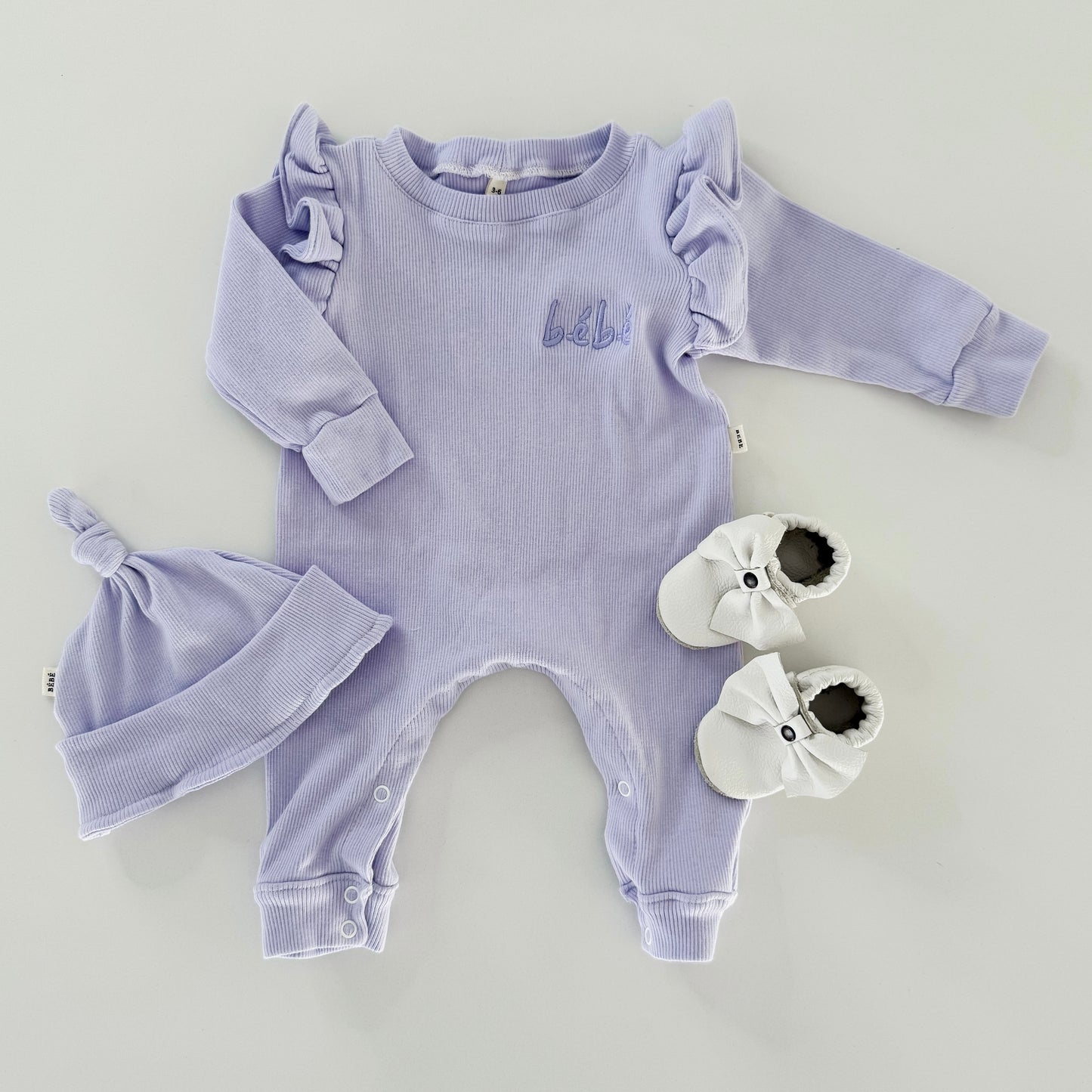 Giggles Rompers + Beanies