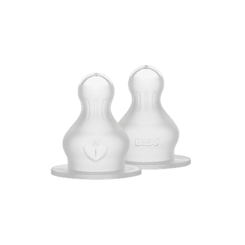 BIBS Bottle Teat SILICONE 2 Pack
