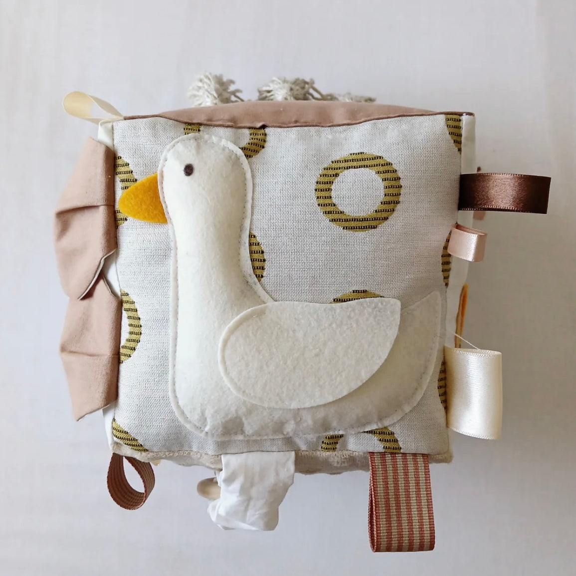 Beige Busy Cube