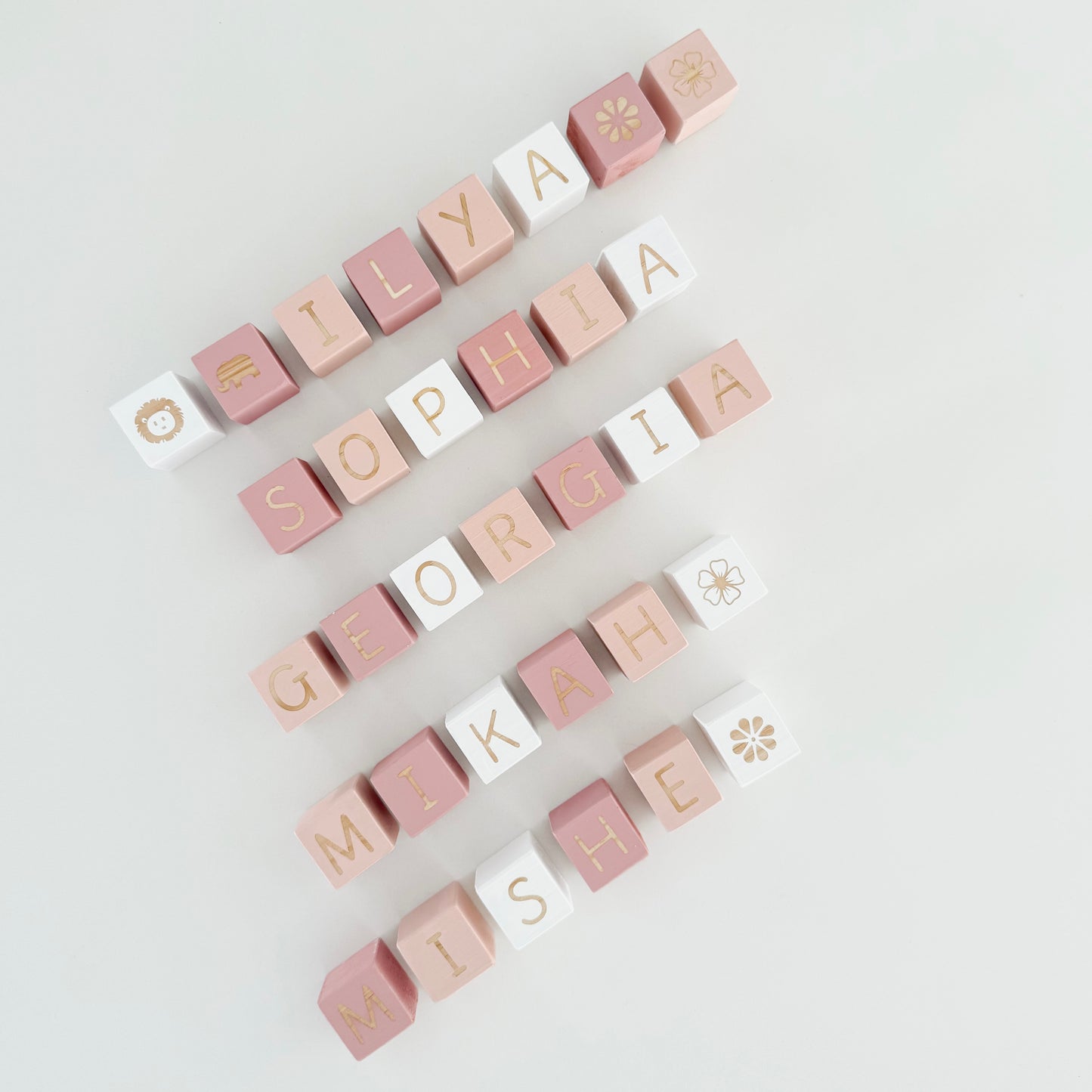 Bébé Wood Name Blocks