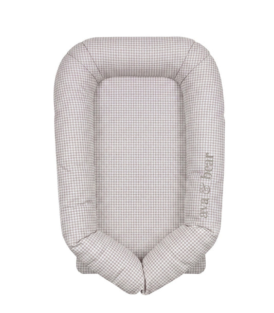 Ava & Bear Luxe Lounging Pods: Taupe Houndstooth PRE-ORDER