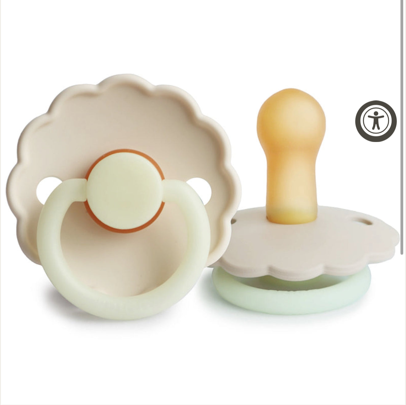 FRIGG Scallop Pacifiers (Silicone)